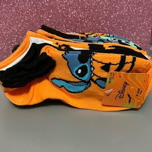 Disney Stitch Halloween no show socks
